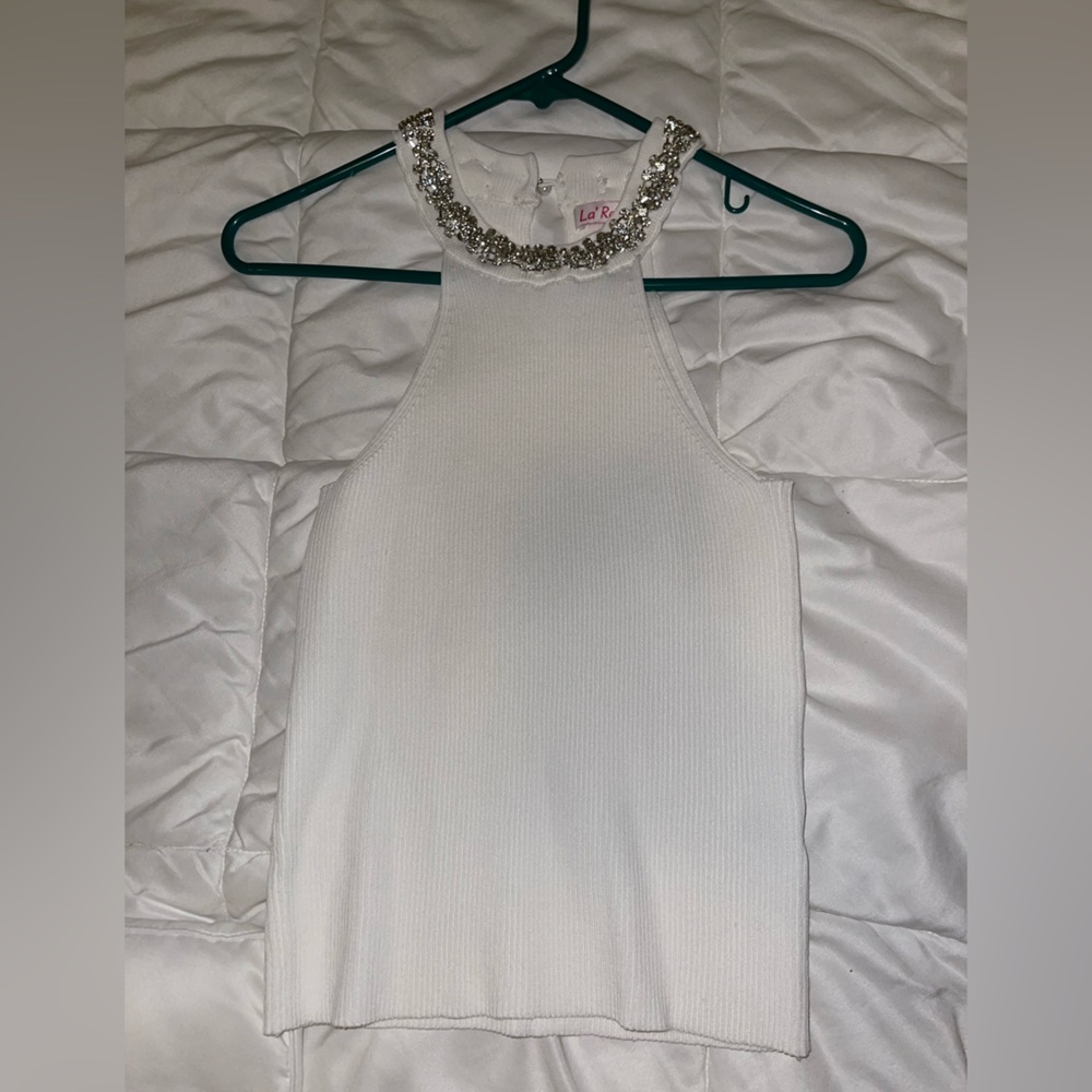Rhinestone Knit Top